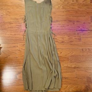 Reformation Midi dress with tie side detail